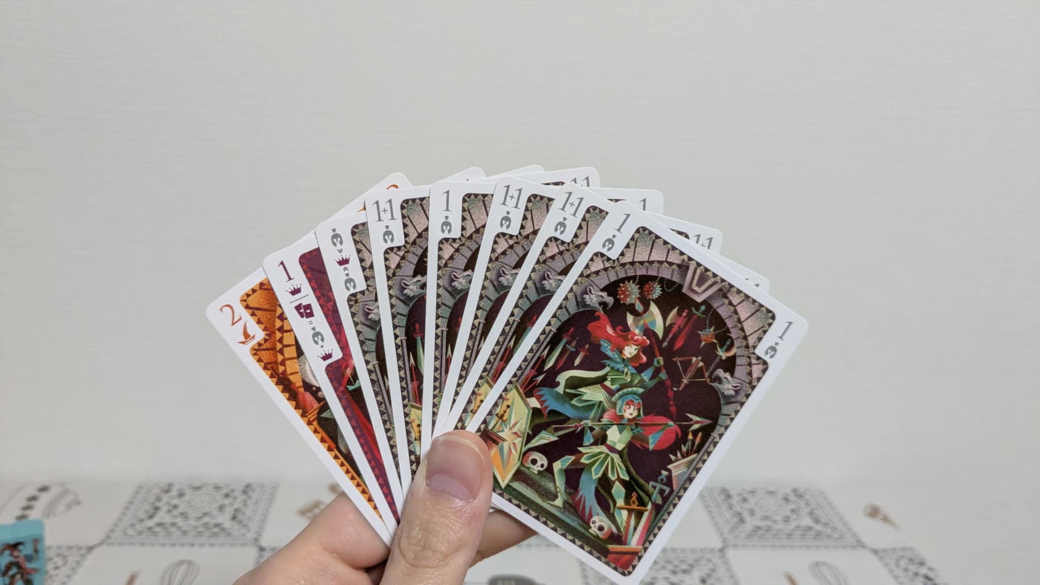 Large cards lead to poorly shuffled decks