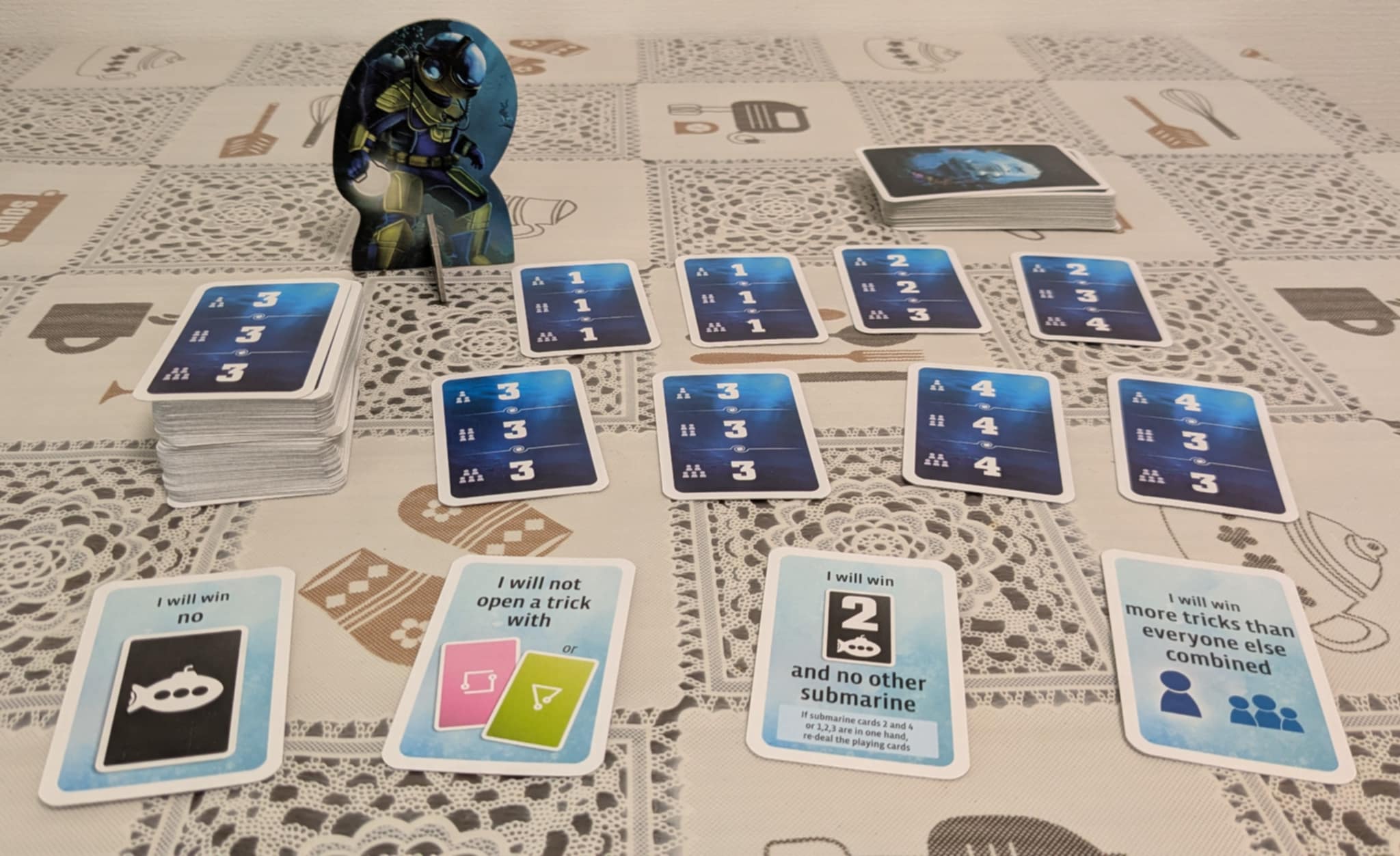 task cards in the crew