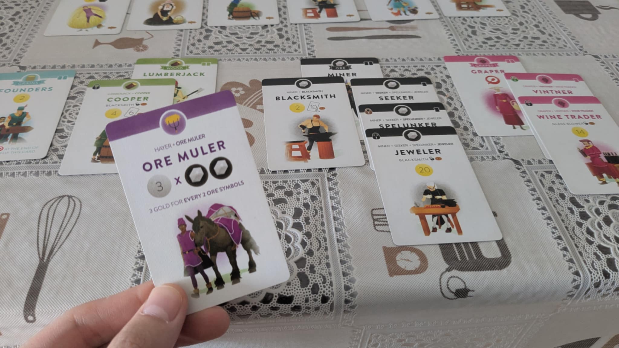 villagers tableau card value